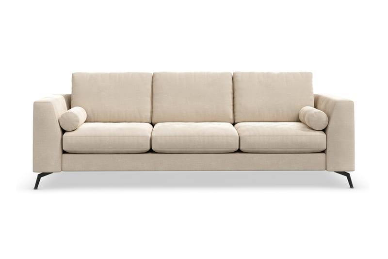 4-sits Soffa Friday Lyx - Beige/Sammet - Möbler - Soffa - Sammetssoffa