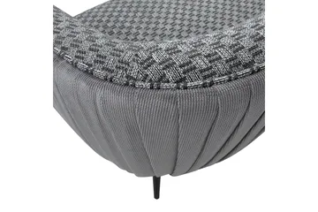 Accent 3-sits Djup Soffa 179 cm i Tyg - Grå - Möbler - Soffa - 3 sits soffa