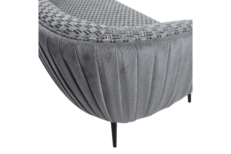Accent 3-sits Djup Soffa 179 cm i Tyg - Grå - Möbler - Soffa - 3 sits soffa
