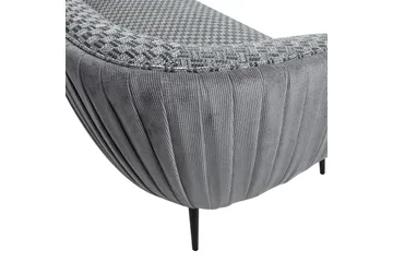 Accent Soffa Grå - Möbler - Soffa - 3 sits soffa