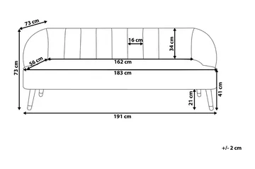 Alsvag Soffa 2-4 Sits - Grön - Möbler - Soffa - 3 sits soffa