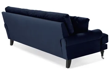 Andrew 3-sits Sammetssoffa - Blå - Möbler - Soffa - Howardsoffa