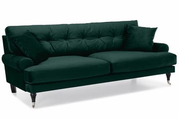 Andrew 3-sits Sammetssoffa - Grön - Möbler - Soffa - Sammetssoffa