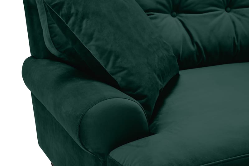 Andrew 3-sits Sammetssoffa - Grön - Möbler - Soffa - Howardsoffa