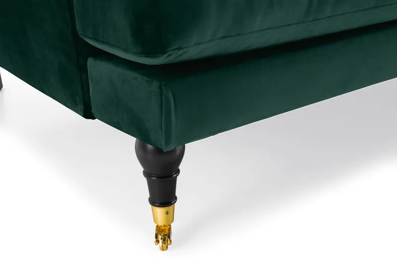 Andrew 3-sits Sammetssoffa - Grön - Möbler - Soffa - Howardsoffa