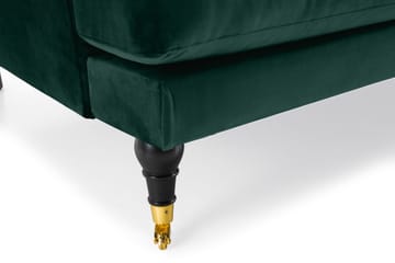 Andrew 3-sits Sammetssoffa - Grön - Möbler - Soffa - Howardsoffa