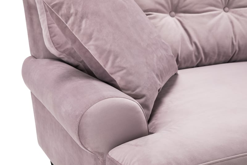 Andrew 3-sits Sammetssoffa - Lila - Möbler - Soffa - Sammetssoffa