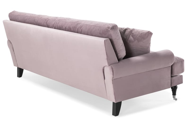 Andrew 3-sits Sammetssoffa - Lila - Möbler - Soffa - Sammetssoffa