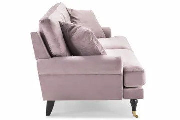 Andrew 3-sits Sammetssoffa - Lila - Möbler - Soffa - Howardsoffa