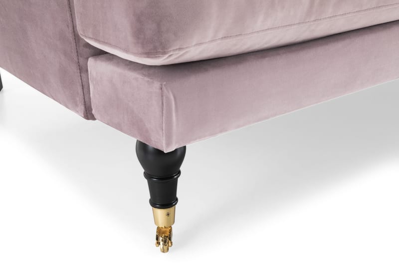 Andrew 3-sits Sammetssoffa - Lila - Möbler - Soffa - Howardsoffa