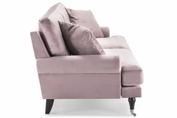 Andrew 3-sits Sammetssoffa - Lila - Möbler - Soffa - Howardsoffa