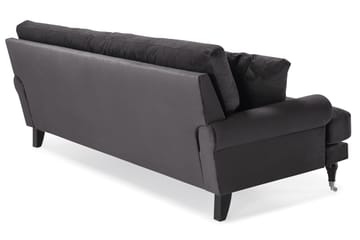 Andrew 3-sits Sammetssoffa - Mörkgrå - Möbler - Soffa - Howardsoffa