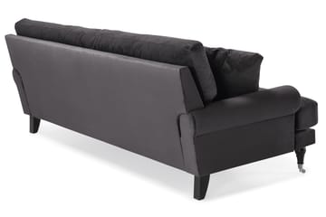 Andrew 3-sits Sammetssoffa - Mörkgrå - Möbler - Soffa - Sammetssoffa
