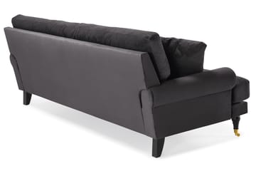 Andrew 3-sits Sammetssoffa - Mörkgrå - Möbler - Soffa - Sammetssoffa