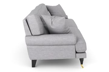 Andrew 3-sits Tygsoffa - Grå - Möbler - Soffa - Howardsoffa