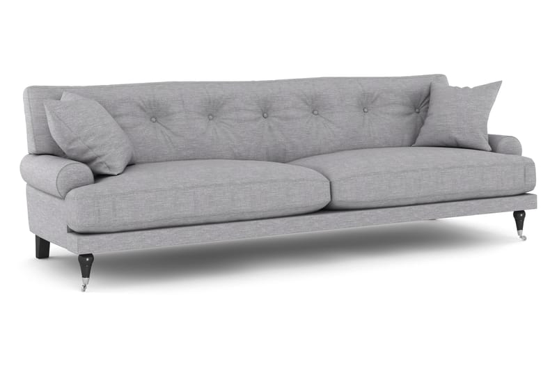 Andrew 3-sits Tygsoffa - Grå - Möbler - Soffa - Howardsoffa