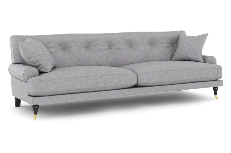 Andrew 3-sits Tygsoffa - Grå - Möbler - Soffa - Howardsoffa