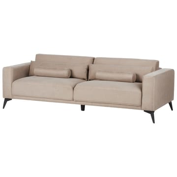 3-sits soffa Ange - Beige, svart/Polyester - Möbler - Soffa - 3 sits soffa