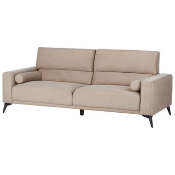 3-sits soffa Ange - Beige, svart/Polyester - Möbler - Soffa - 3 sits soffa