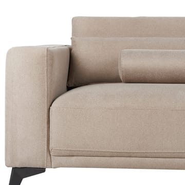 3-sits soffa Ange - Beige, svart/Polyester - Möbler - Soffa - 3 sits soffa