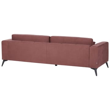 3-sits soffa Ange - Röd, Svart/Polyester - Möbler - Soffa - 3 sits soffa