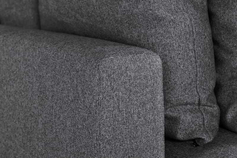 3-sits Soffa Armunia - Mörkgrå/Svart - 3 sits soffa