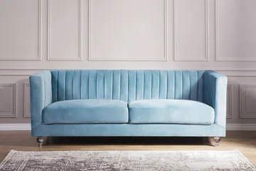 Arvika Soffa 2-4 Sits - Blå - Möbler - Soffa - 3 sits soffa