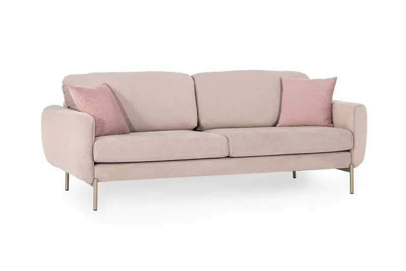 Awaru Soffa 3-sits - Rosa - Möbler - Soffa - 3 sits soffa