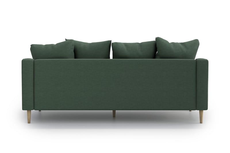 Bäddsoffa Sixta 3-sits - Grön - 3 sits soffa