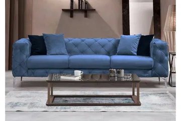 Beachport Soffa 3-sits - Blå - Möbler - Soffa - 3 sits soffa