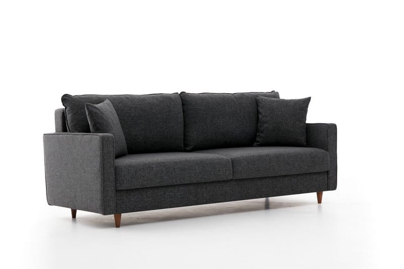 Braneles Soffa 3-sits, Antracit