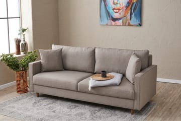 Braneles Soffa 3-sits - Beige - Möbler - Soffa - 3 sits soffa
