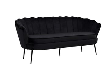 Calais 3-sits Soffa - Svart - Möbler - Soffa - 3 sits soffa