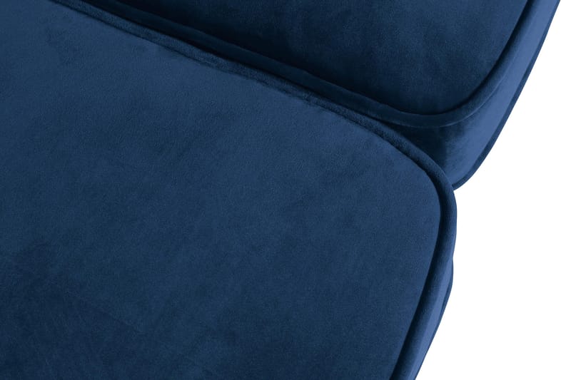 Chesterfield Lyx 3-sits Sammetssoffa - Djup soffa - Blå - Möbler - Soffa - 3 sits soffa
