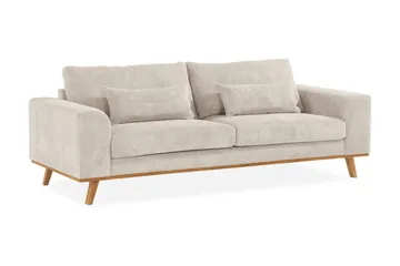 Copenhagen 3-sits Manchestersoffa - Beige - Möbler - Soffa - 3 sits soffa