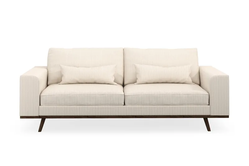 Copenhagen 3-sits Manchestersoffa, Beige