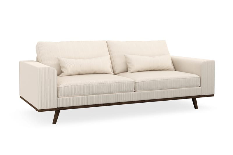 Copenhagen 3-sits Manchestersoffa - Beige - Möbler - Soffa - 3 sits soffa