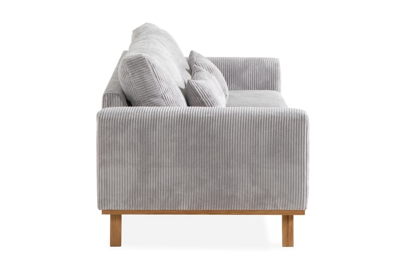 Copenhagen 3-sits Manchestersoffa - Ljusgrå - Möbler - Soffa - 3 sits soffa