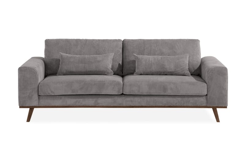 Copenhagen 3-sits Manchestersoffa - Mörkgrå - Möbler - Soffa - 3 sits soffa