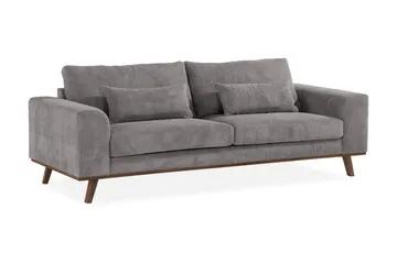 Copenhagen 3-sits Manchestersoffa - Mörkgrå - Möbler - Soffa - 3 sits soffa