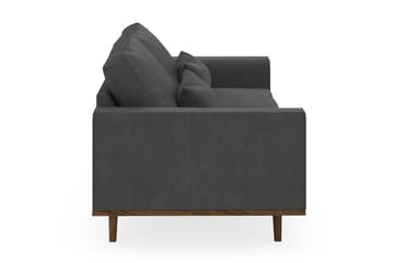 Copenhagen 3-sits Manchestersoffa - Mörkgrå - Möbler - Soffa - 3 sits soffa