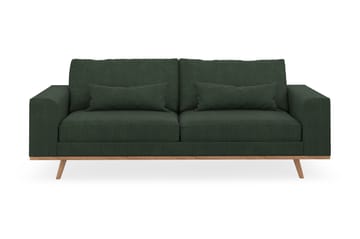 Copenhagen 3-sits Manchestersoffa - Mörkgrön - Möbler - Soffa - 3 sits soffa
