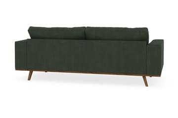 Copenhagen 3-sits Manchestersoffa - Mörkgrön - Möbler - Soffa - 3 sits soffa