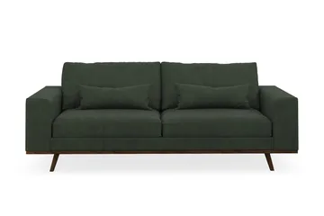 Copenhagen 3-sits Manchestersoffa - Mörkgrön - Möbler - Soffa - 3 sits soffa