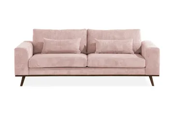 Copenhagen 3-sits Manchestersoffa - Rosa - Möbler - Soffa - 3 sits soffa