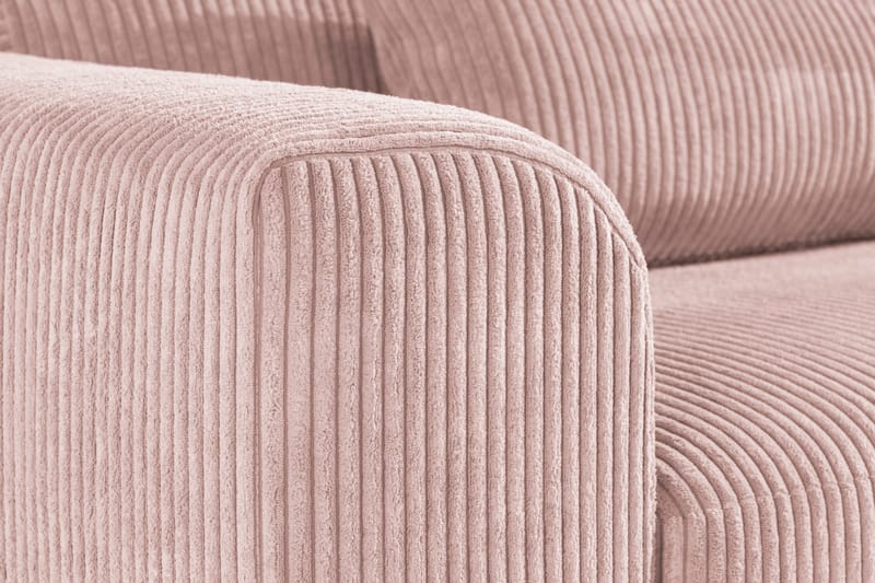 Copenhagen 3-sits Manchestersoffa - Rosa - Möbler - Soffa - 3 sits soffa