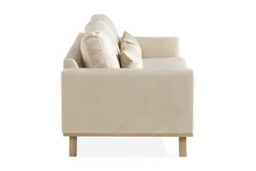 Copenhagen 3-sits Sammetssoffa - Beige - Möbler - Soffa - 3 sits soffa