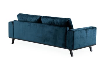 Copenhagen 3-sits Sammetssoffa - Blå - Möbler - Soffa - 3 sits soffa