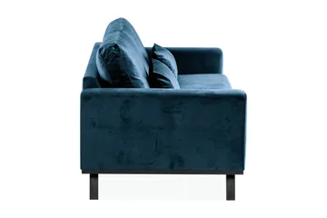Copenhagen 3-sits Sammetssoffa - Blå - Möbler - Soffa - 3 sits soffa