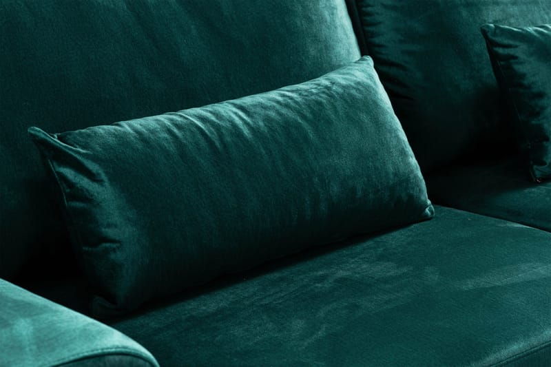 Copenhagen 3-sits Sammetssoffa - Grön - Möbler - Soffa - 3 sits soffa